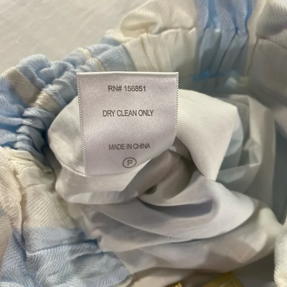 Lauren James Nassau Stripe Paperbag Shorts S - Picture 6 of 13